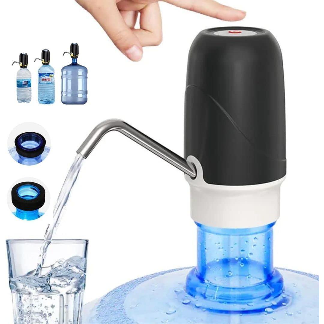 Eshow KM-9101 Mini Dispensador de Agua USB, Adaptador adicional para Jarras de Agua de Varios Calibres, Botón de Agua automático