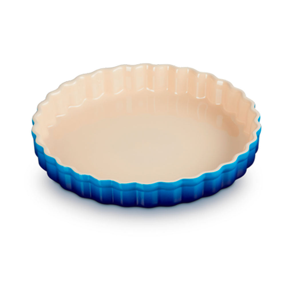 Molde de Cerámica de Gres Le Creuset para Repostería y Cocción Salada - Esmalte Blanco No Poroso, Fácil Limpieza en Lavavajillas