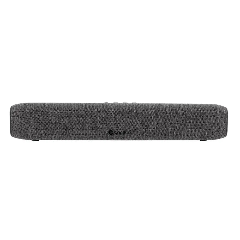 CoolBox - Sound Bar BS23 for TV with Bluetooth 5.3, 10W x 2 power, compact design perfect for apartments, providing clear audio and wireless range up to 10 meters, ideal for daily use without disturbing neighbors.