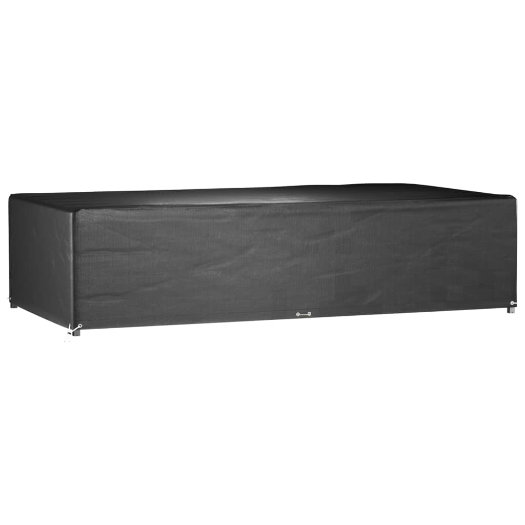vidaXL Funda para muebles jardín 12 ojales rectangular 315x160x75 cm