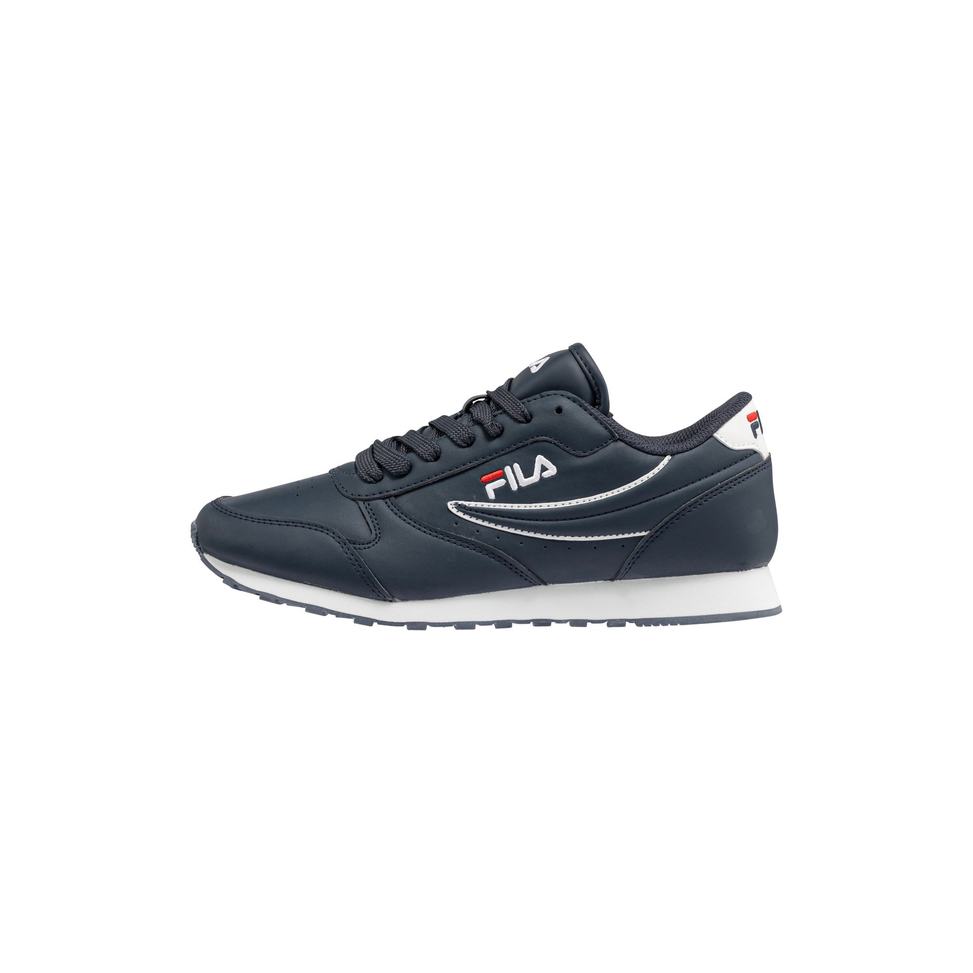 FILA | Zapatillas Hombre, Modelo Orbit Low, Sneakers Retro Runner de Exterior Sintético y Textil con Cordones y Entresuela EVA