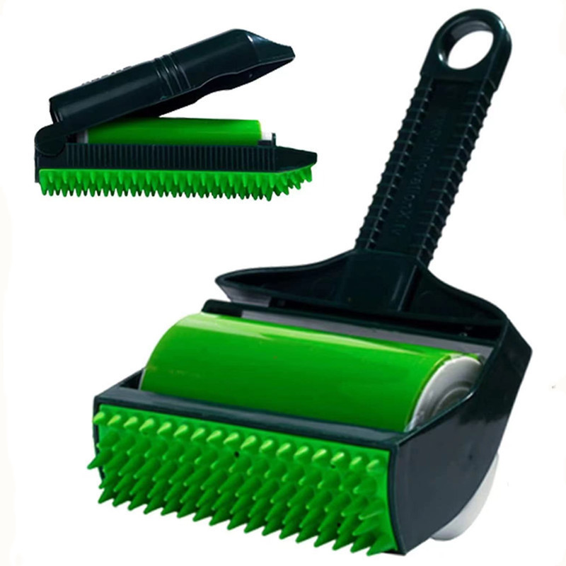 TK Removedor de pelo para mascotas, rodillo, rodillo depilatorio para mascotas, rodillo depilatorio reutilizable, rodillo depilatorio de silicona lavable para mascotas, adecuado para pelo de mascotas, ropa, asientos de coche