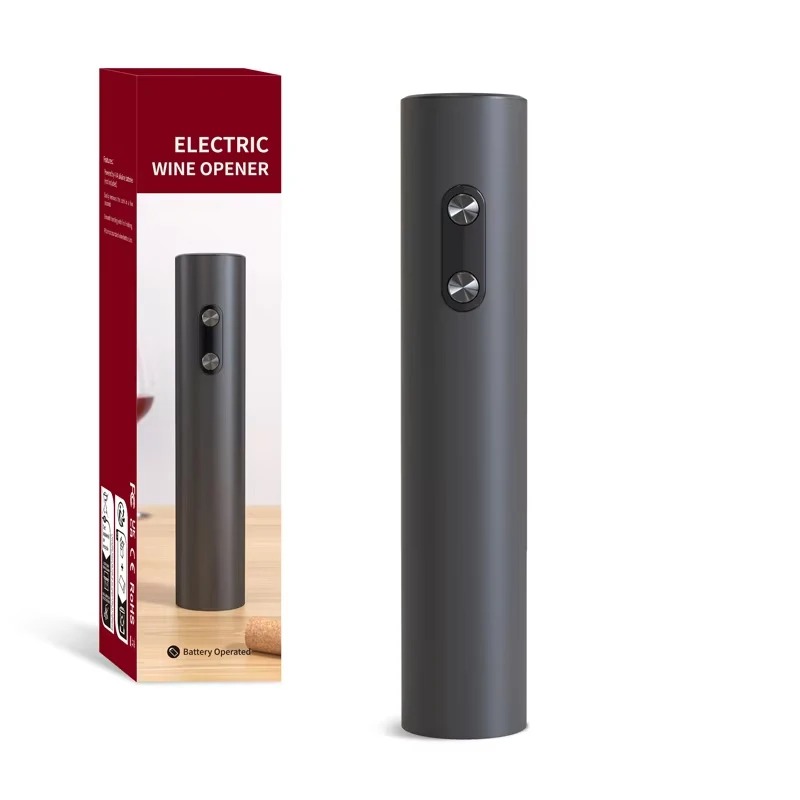 Sacacorchos eléctrico usb 6 en 1, abridor de botellas de vino, abrebotellas inalámbrico, juego con cortador de papel y tapón de vacío y cable de carga USB