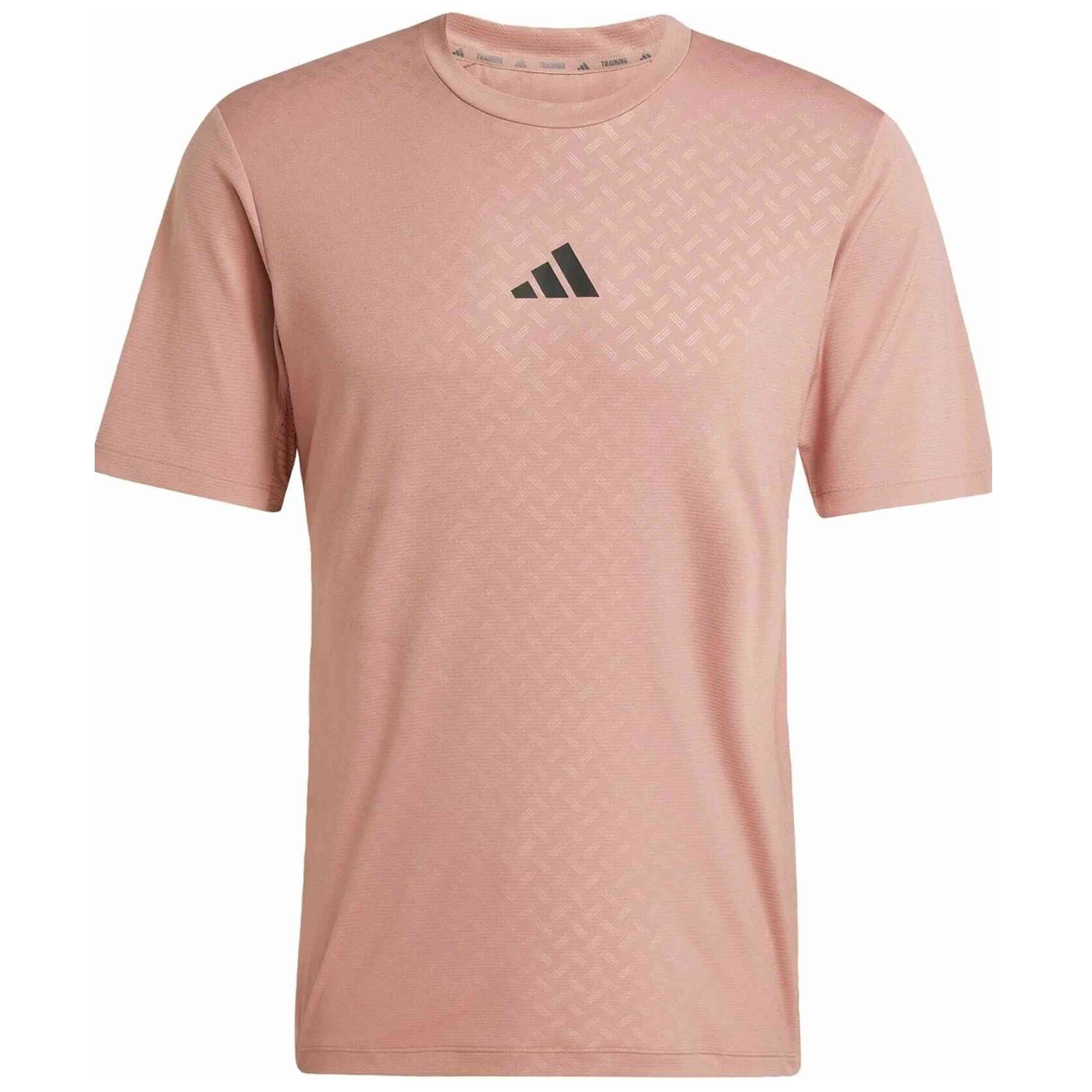 Camiseta De Manga Corta Adidas modelo PrimeLift 3-Stripes "Warm Clay" para Hombre en color Rosa