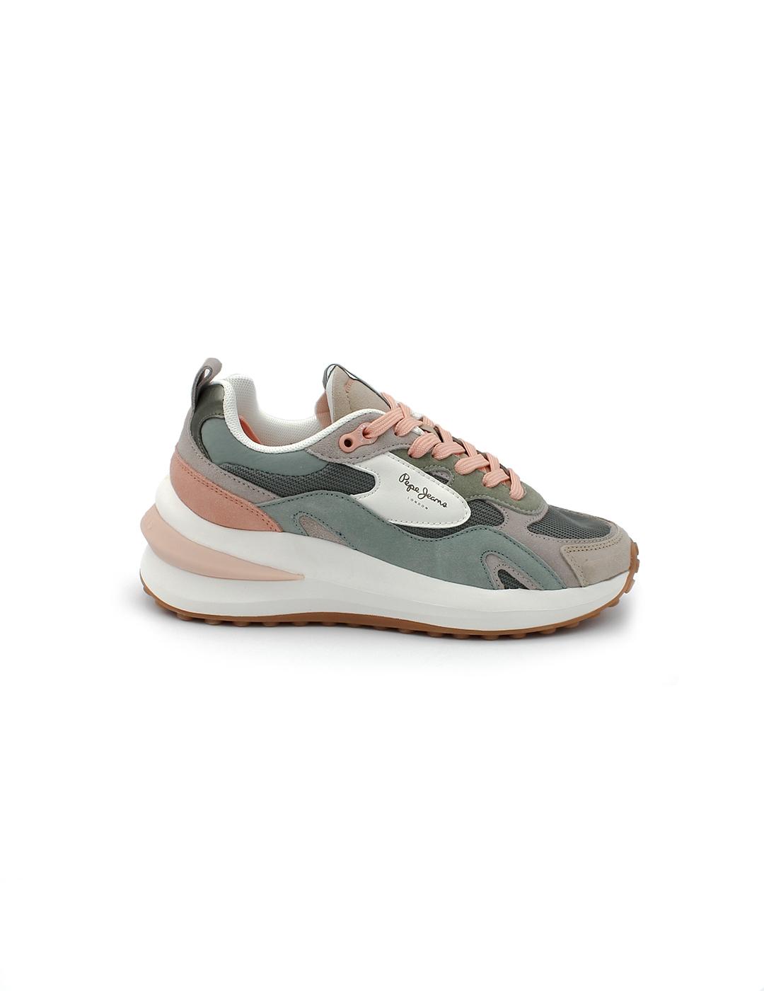 Deportivas PEPE JEANS PLS60013 Sand Beige Mujer.