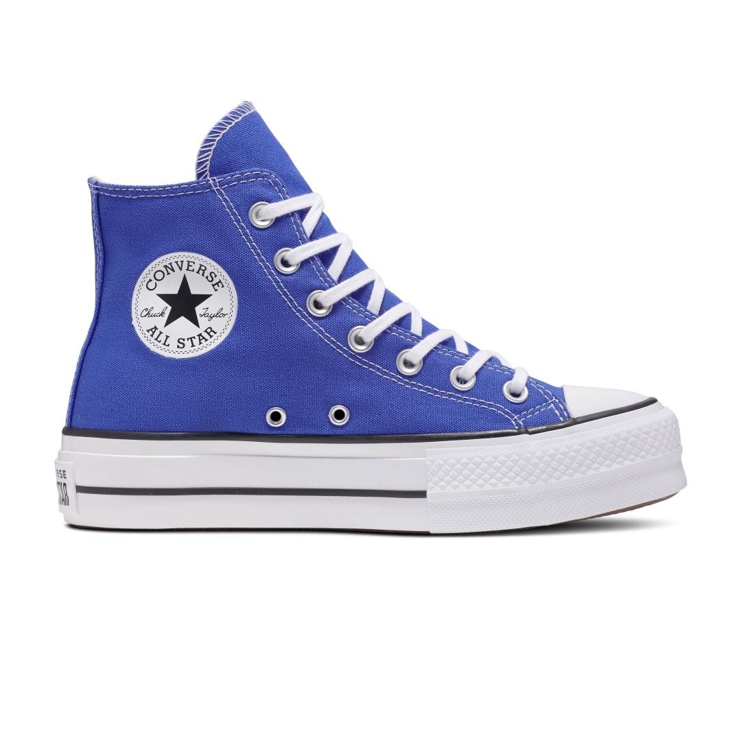 Zapatilla Converse CTAS Lift Hi Azul - Plataforma Alta