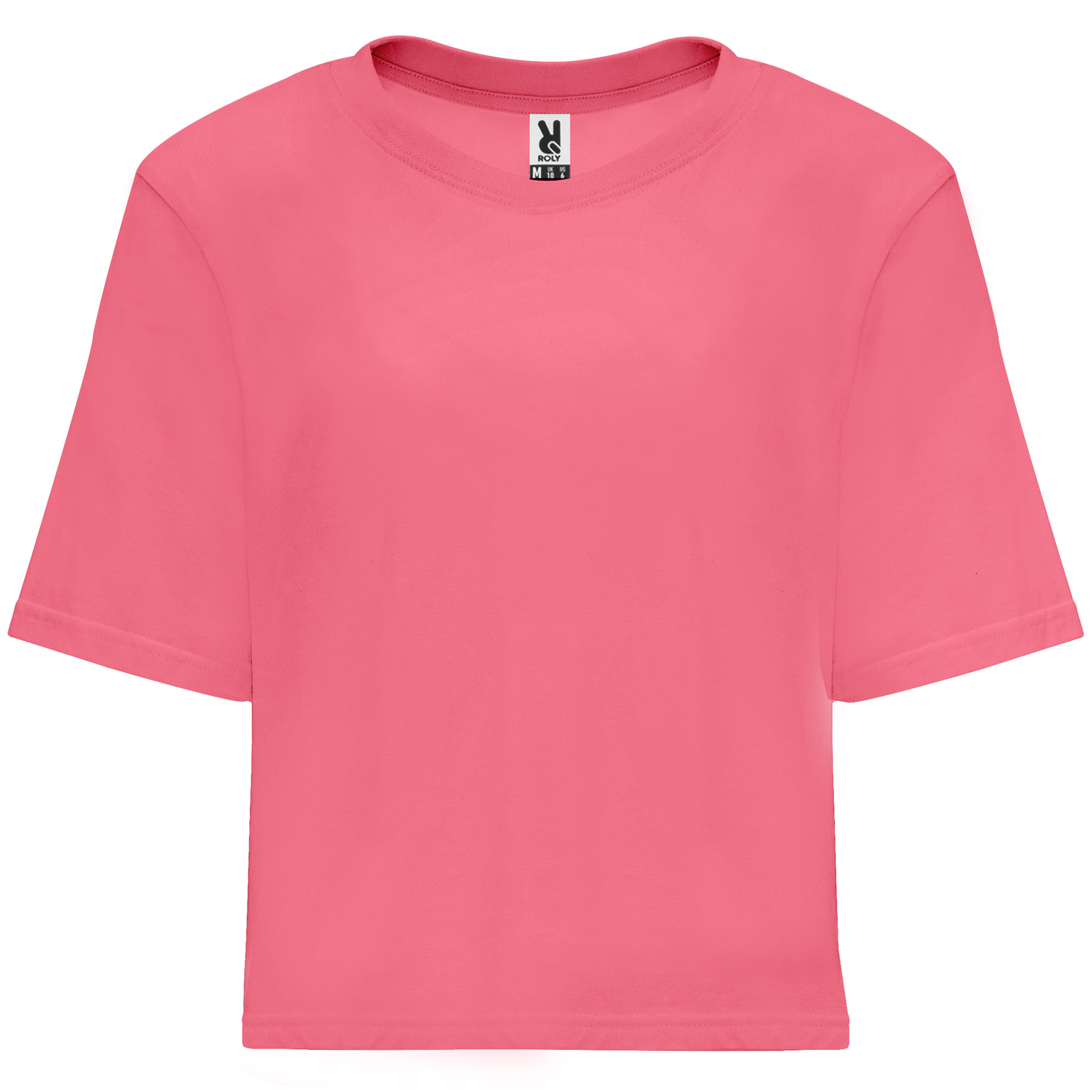 ROLY - DOMINICA camiseta mujer de talle corto y holgado manga corta