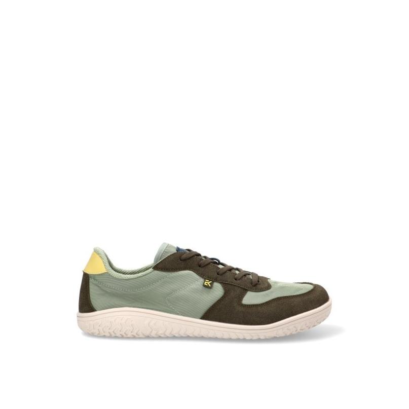 Zapatillas Respetuoso/barefoot Etika - Hombre - Suela Plana - Modelo 82041 - Color Verde