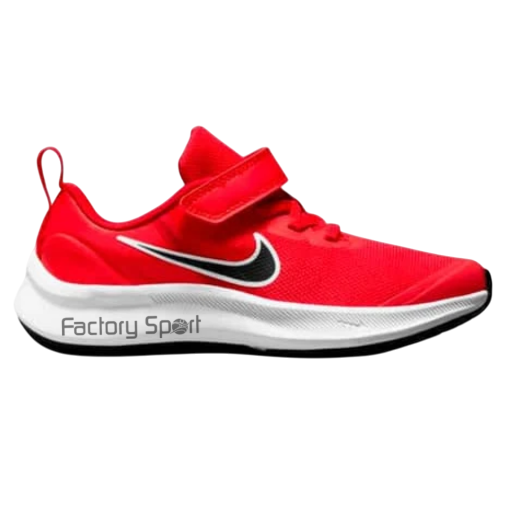 NIKE STAR RUNNER 3 PSV ROJO/NEGRO 602 PARA NIÑO