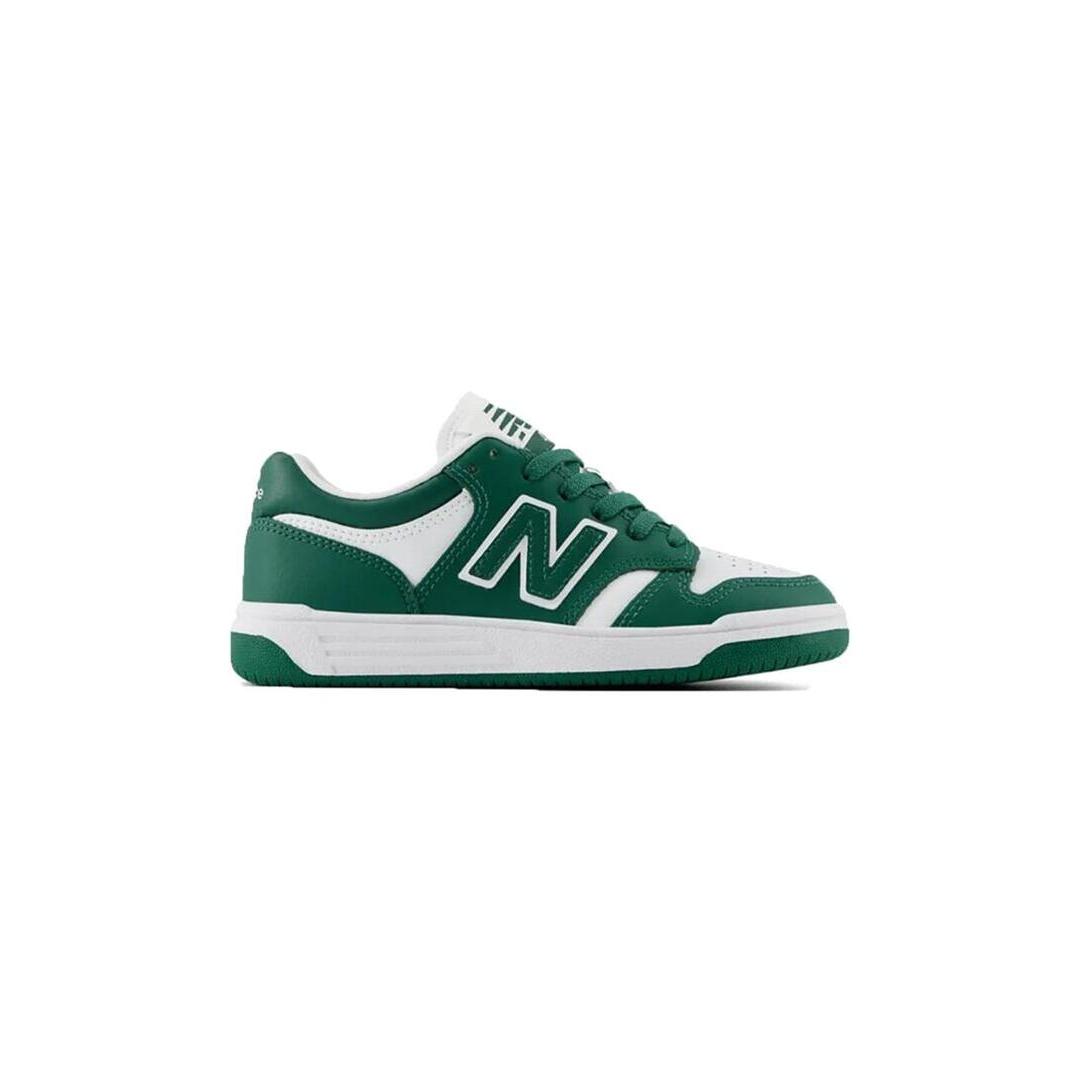 Zapatilla Niño/a New Balance 480GH Verde Blanco