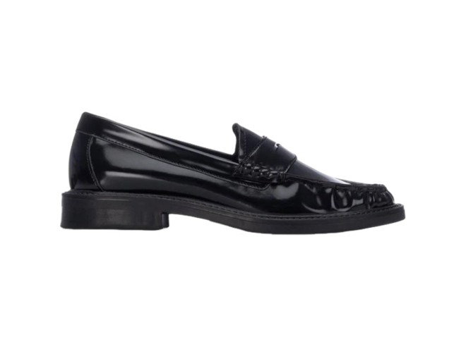 Mocasín Mujer Negro Xti 146021: Charol Brillante, Tacón 3cm, Comodidad Antideslizante, Diseño Clásico Antifaz