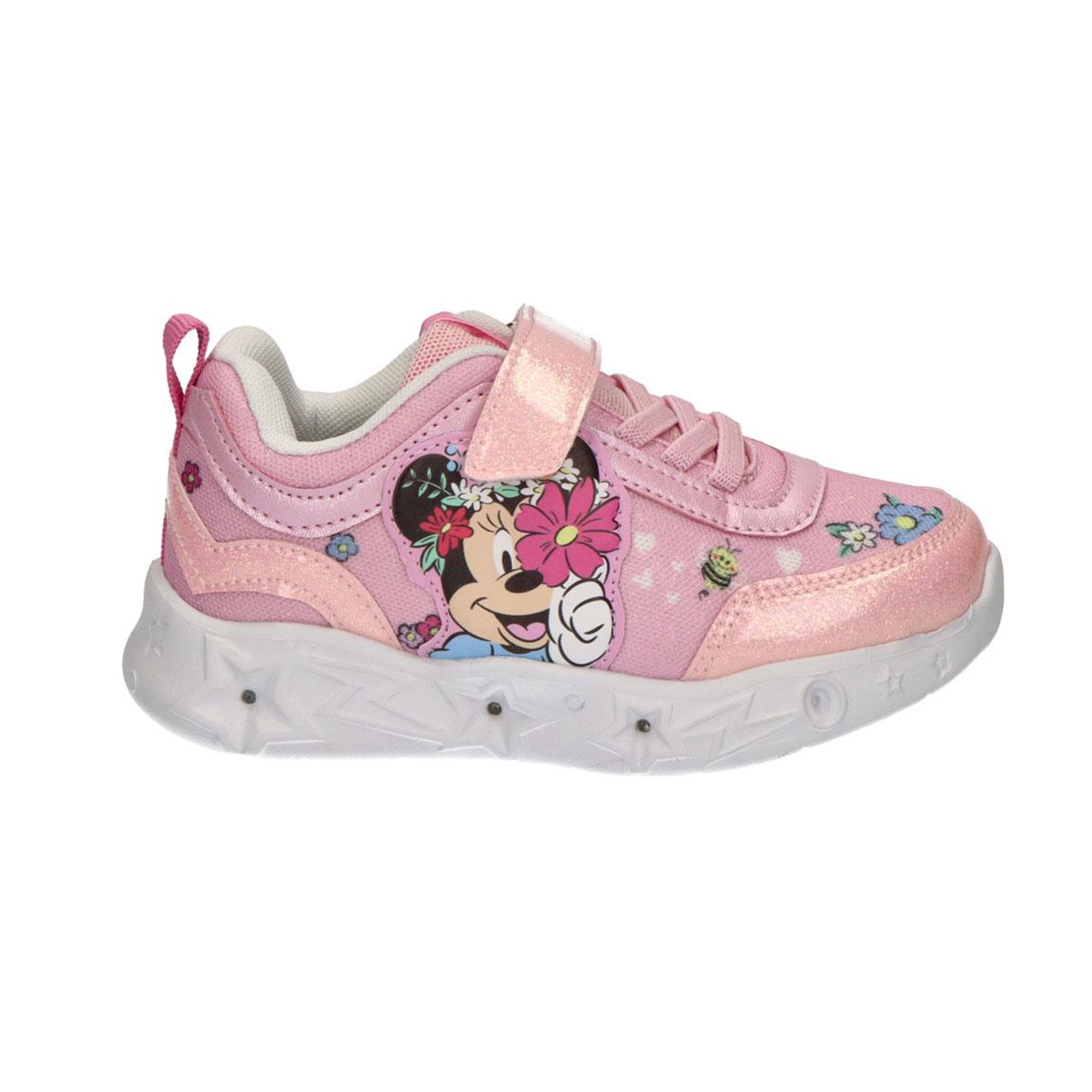 Deportivas Mickey y Minnie para Niños y Niñas - Zapatillas Disney con Suela Ligera EVA, Cómodas, Resistentes y Ajustables con Velcro, Ideales para Colegio, Parque y Uso Diario
