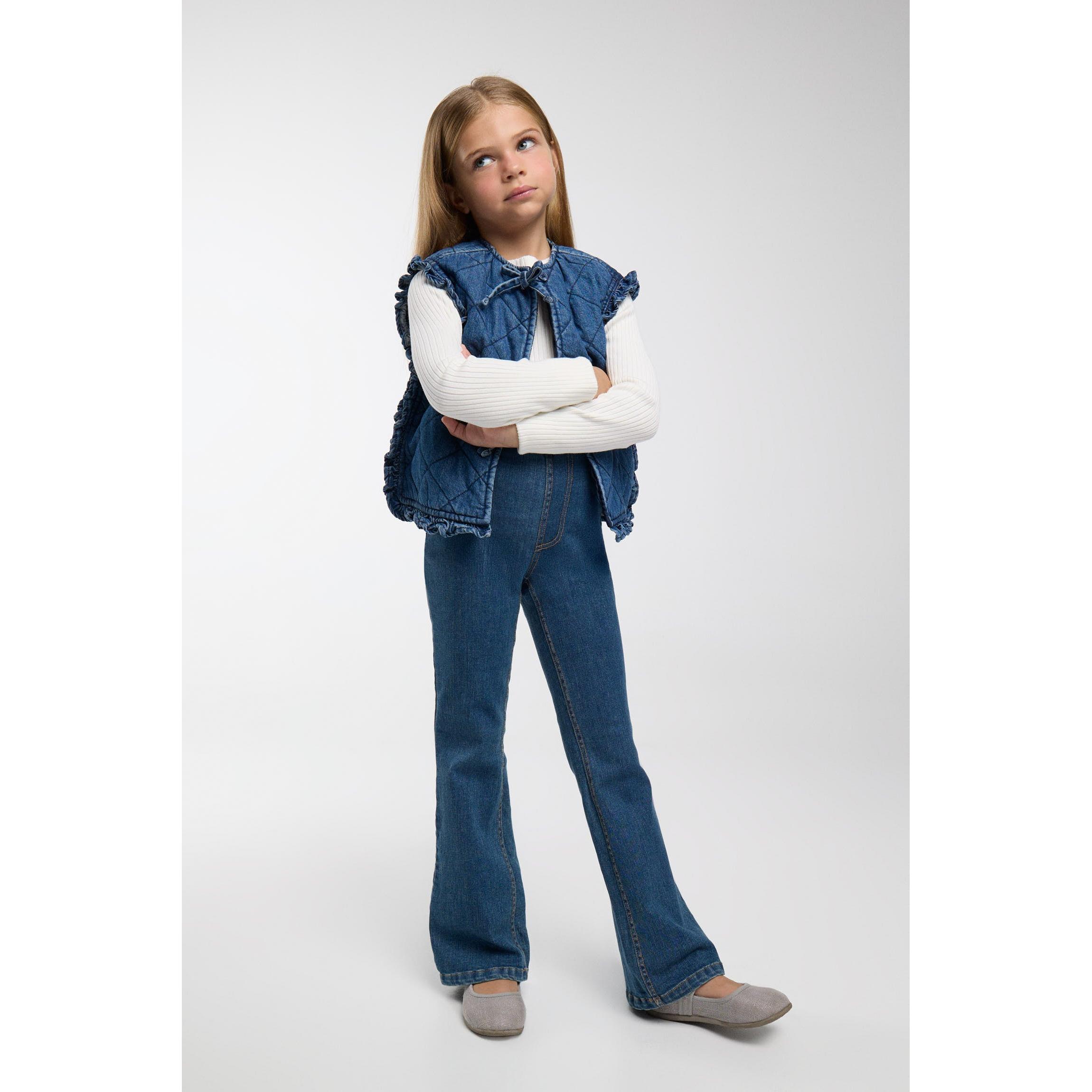 Ysabel Mora - Pantalón niña vaquero acampanado