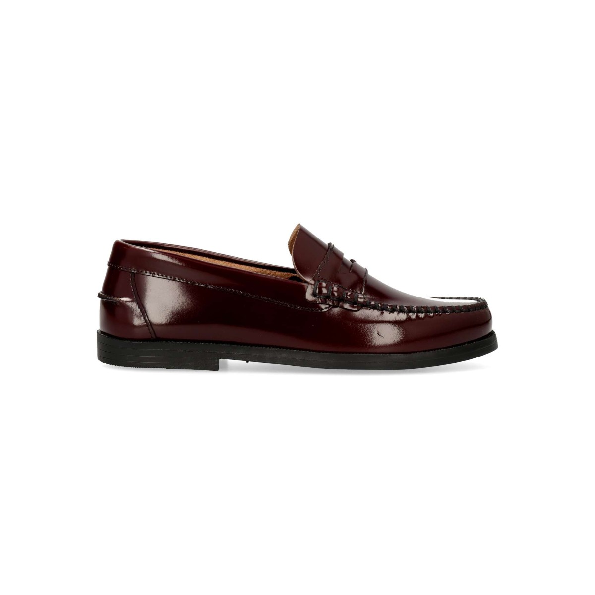 Vanessa Calzados - Mocasín castellano para niño en piel de primera calidad, con plantilla acolchada y forro suave, ideal para uniforme y ocasiones formales