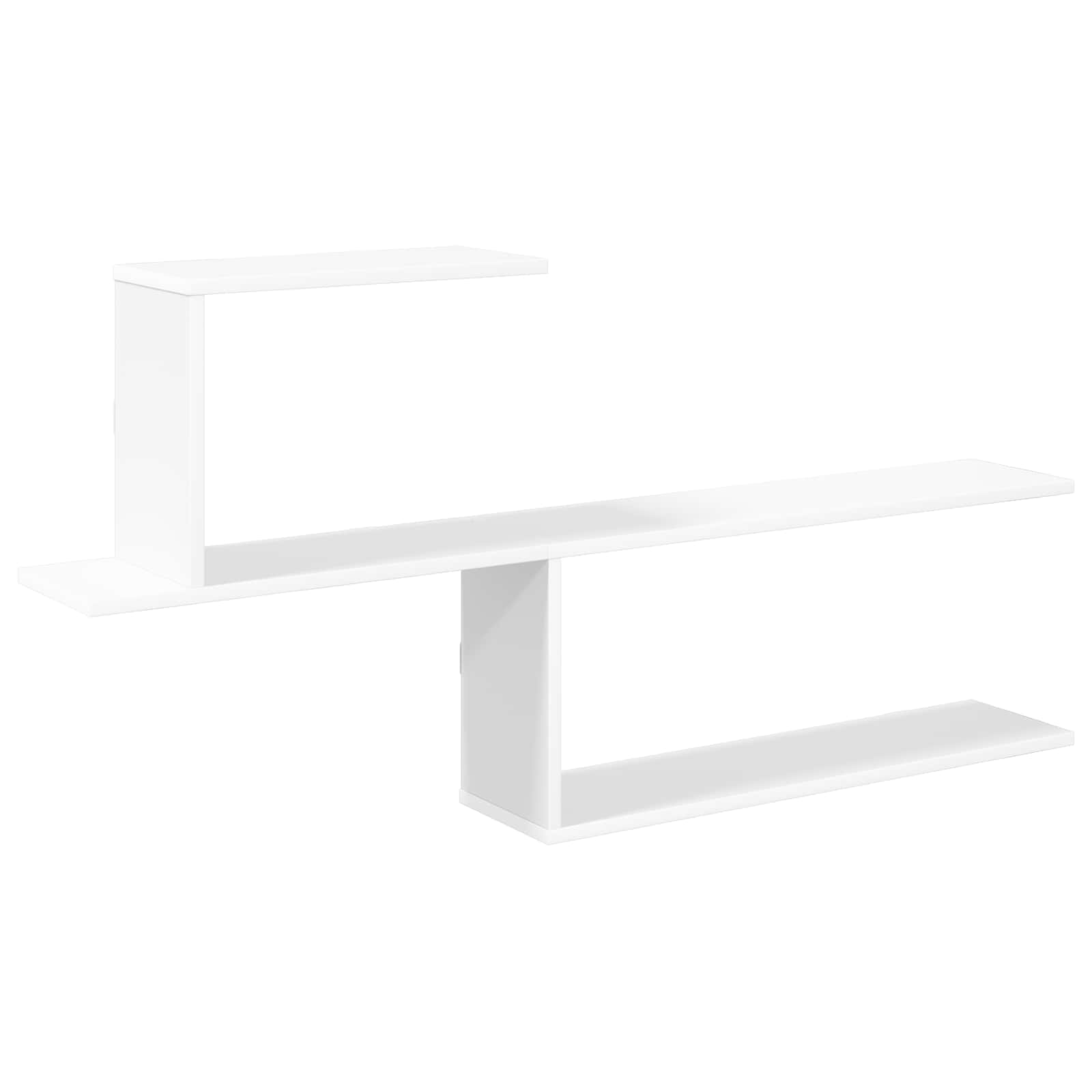 vidaXL Estante de pared 122 x 18 x 60 cm Madera de ingeniería Multicolor