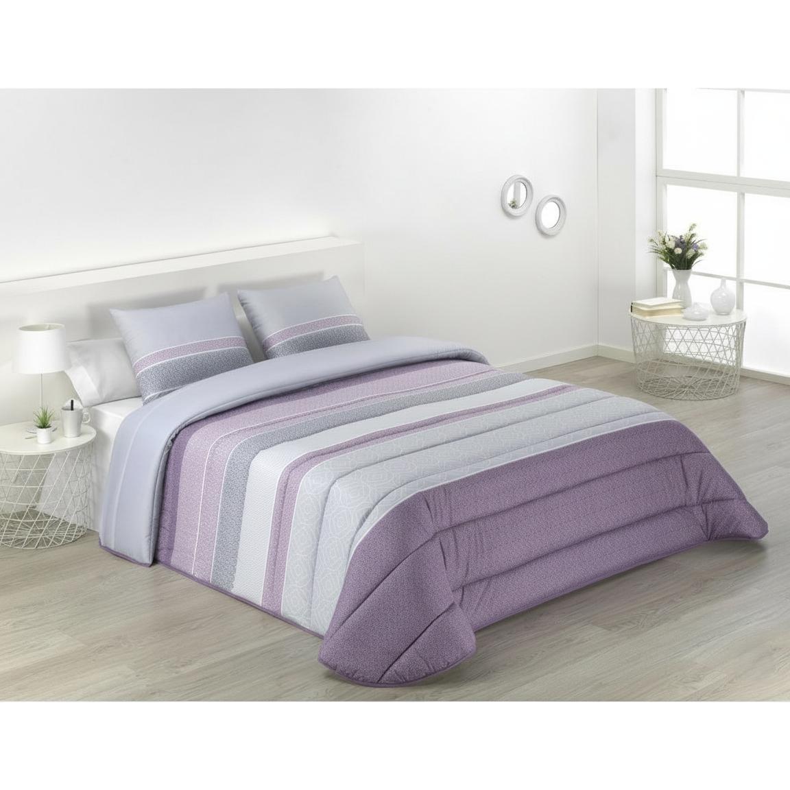 Conforter Nórdico Coral 300 g de JVR – Edredón Acolchado Ligero y Cálido para Todas las Estaciones, Tejido Suave con Diseño Estampado y Esquinas Redondeadas, Ideal para Dormir Cómodo y Elegante