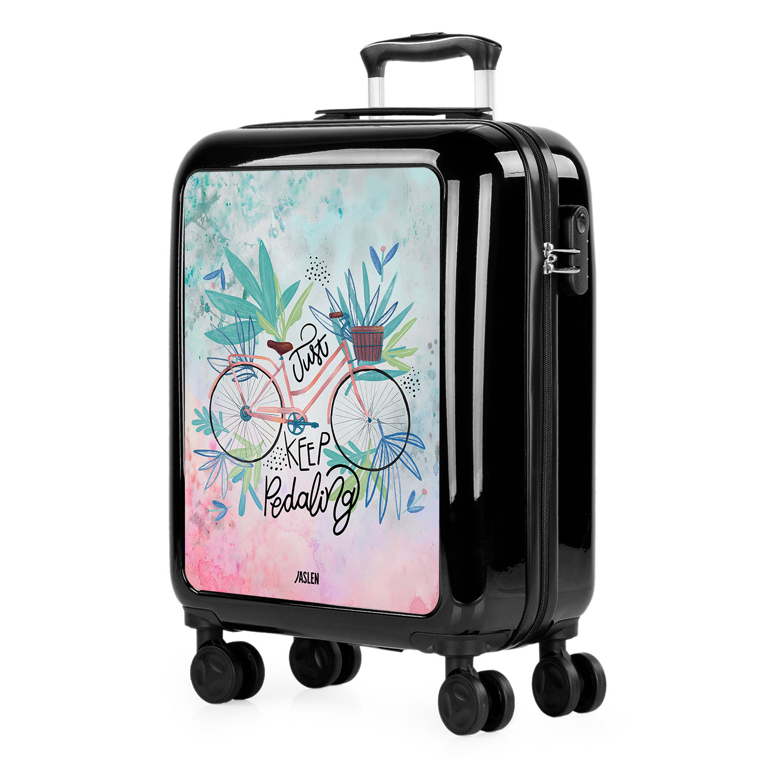 Jaslen - Maleta Cabina 55X40x20 - Maletas Viaje Cabina 4 Ruedas. Maleta De Cabina Ligera Y Resistente. Maletas Cabina Con Candado Combinacion 132550