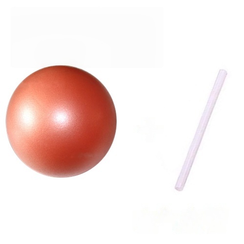 Pelota de Pilates/Yoga Mini de PVC Esmerilado 25cm - Para Gimnasia, Equilibrio, Fitness y Glúteos