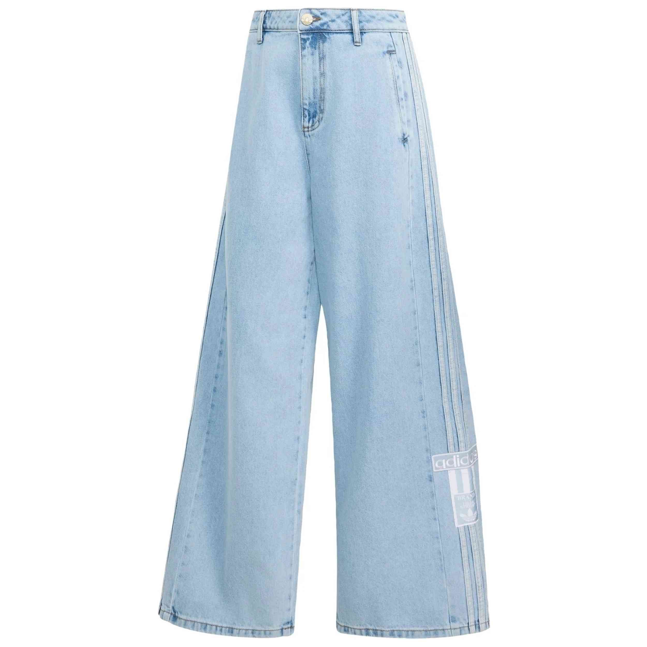 Vaqueros Jeans Adidas modelo Adibreak Denim "Light Denim" para Mujer en color Azul