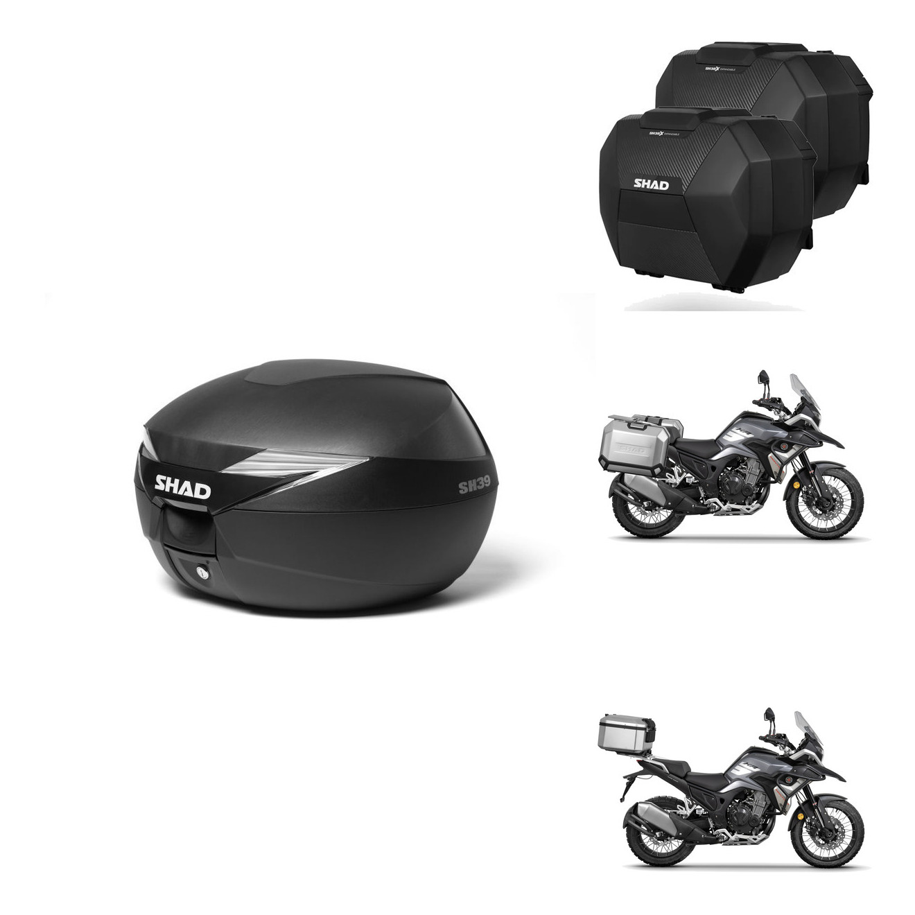 Maletas Sh38x Carbon + Herraje Baul + He KIT-576807