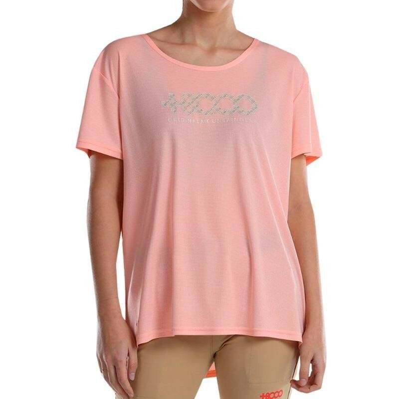 Camiseta +8000 Nechys Rosa Mujer Trekking