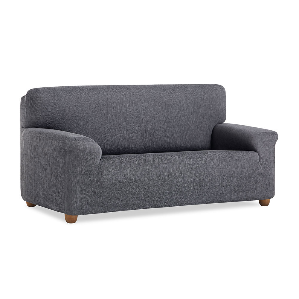 NORDIC HOME Funda de Sofá Elástica Vera Gris – Ajustable