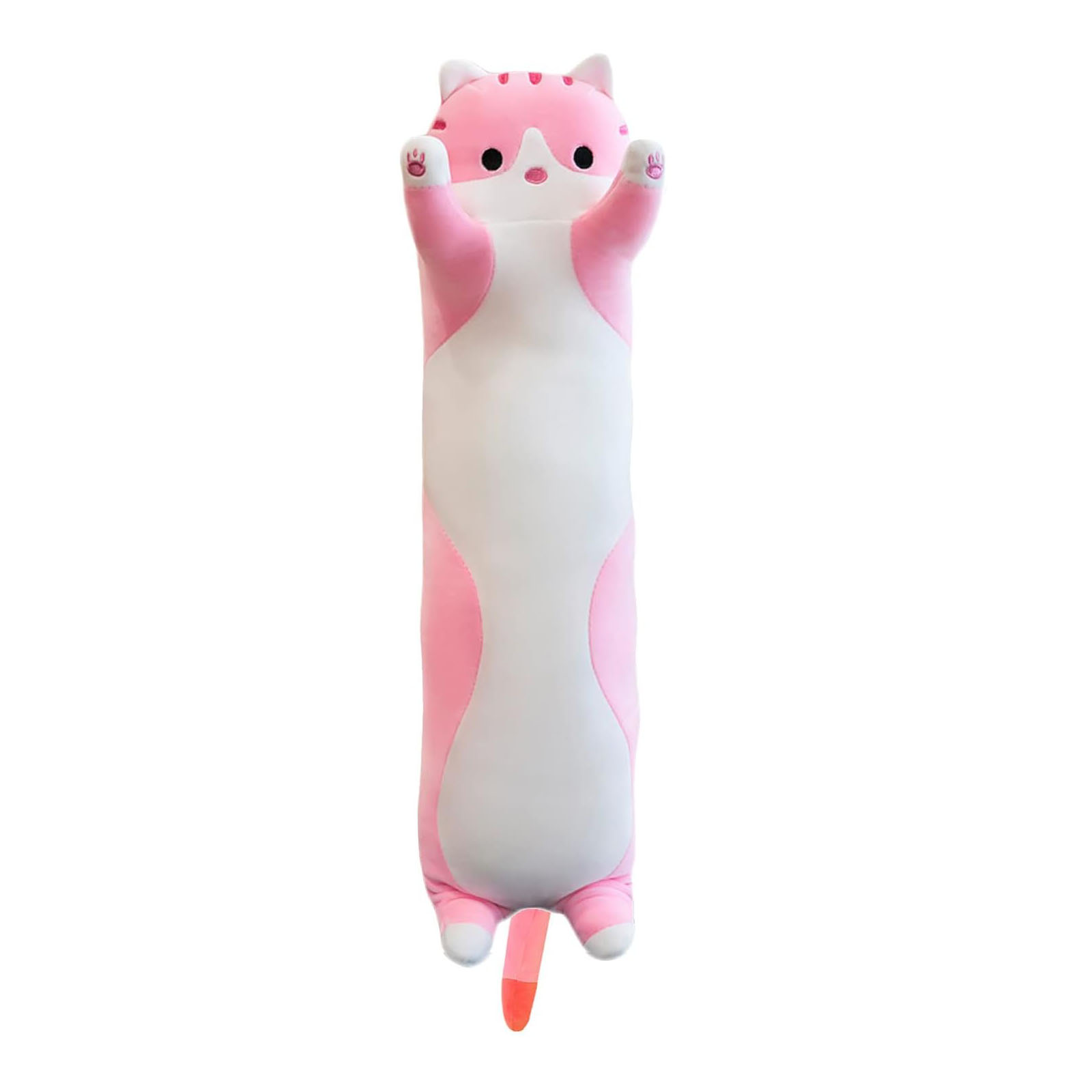 EasySpeed Almohada Gigante de Gato 90CM, Cojín Largo Animal, Peluche para Dormir y Abrazar, Regalo Niños, Niñas, Novias