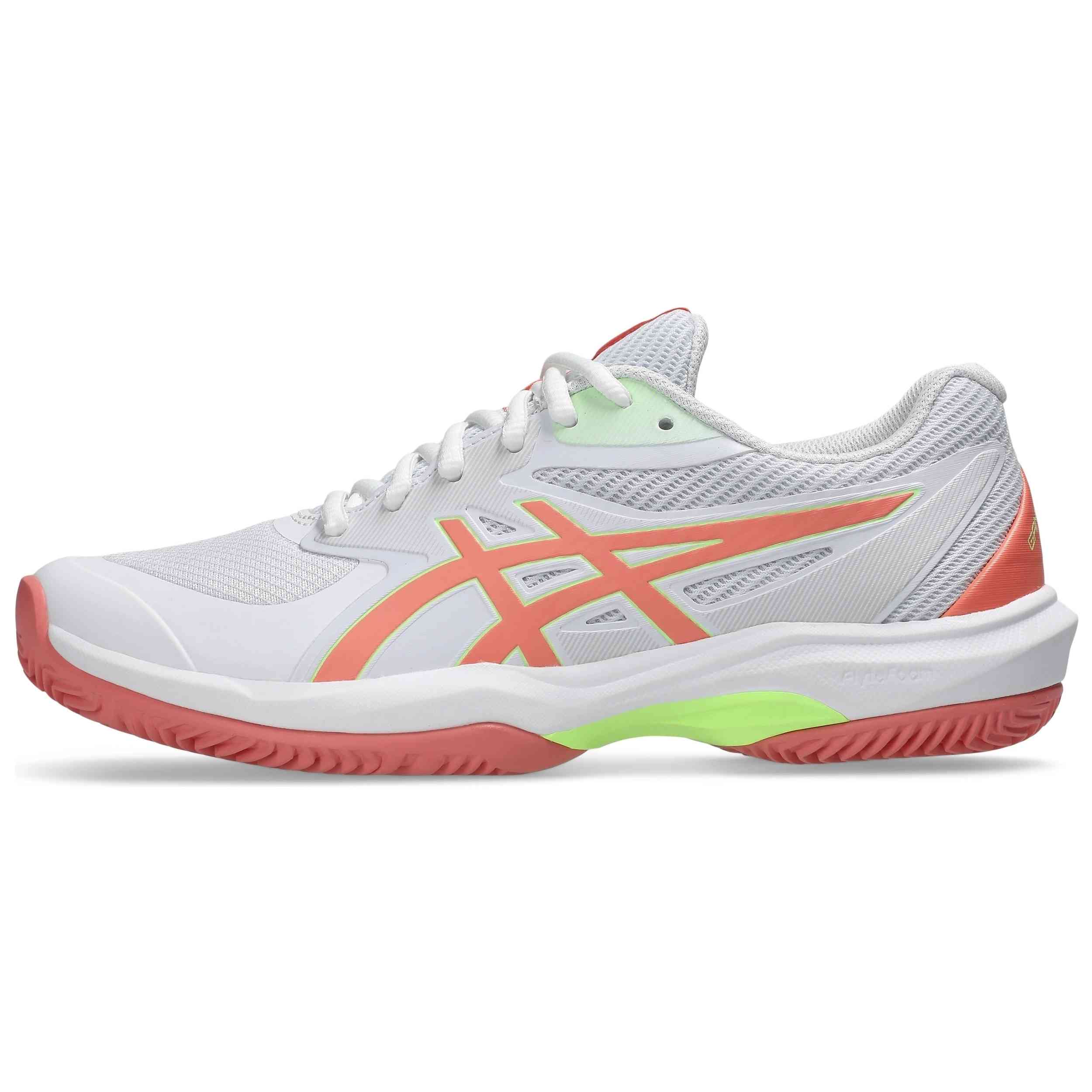 Zapatillas De Padel Asics modelo Game FF "White/Guava" para Mujer en color Blanco