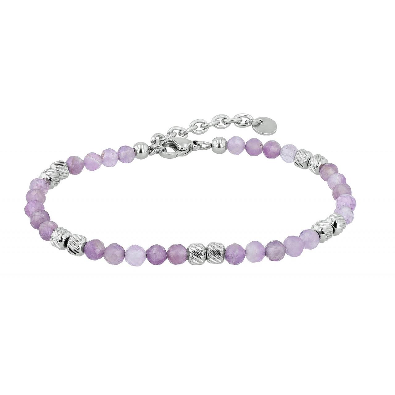 Akzent® Pulsera "Willow" em Aço Inoxidável e Pedras Naturais - 0646