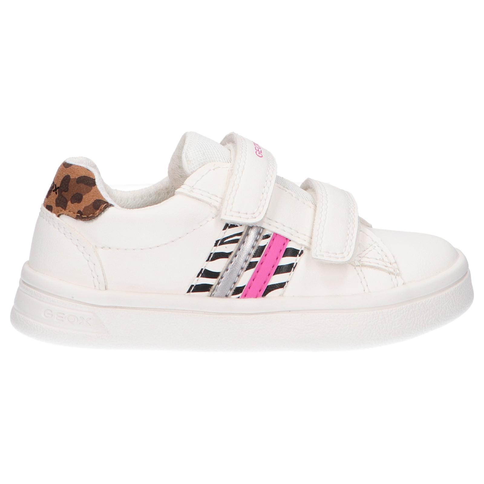 Geox j264ma 000bc j djrock c1000 white girls' sneakers
