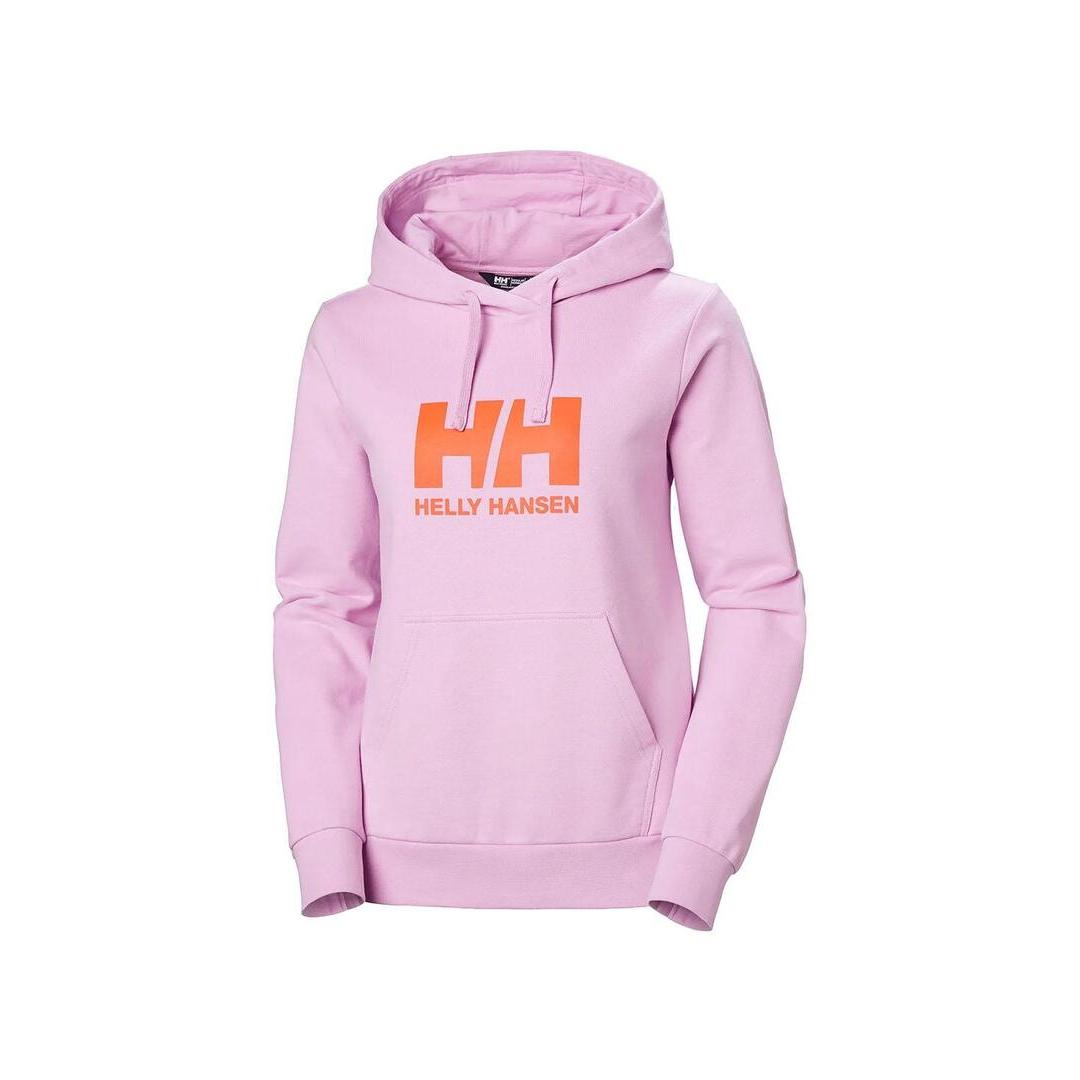 Sudadera Mujer Helly Hansen Logo 2.0 Lila Naranja