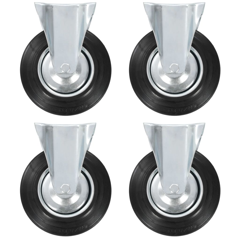 vidaXL Ruedas Fijas Diámetro 200mm Manipulación Material Muebles Bricolaje Cantidad 4 unidades,  8 unidades,  12 unidades y mas