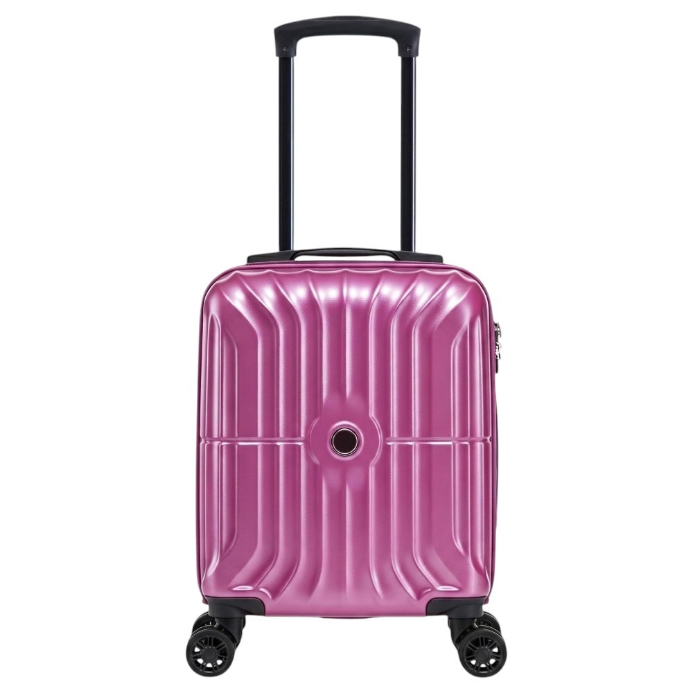 Maleta de Viaje Cabina Equipaje de Mano 40x30x20cm (27L) XS Debajo del Asiento con Ruedas 360º Desmontables. ABS (Fucsia) coshano