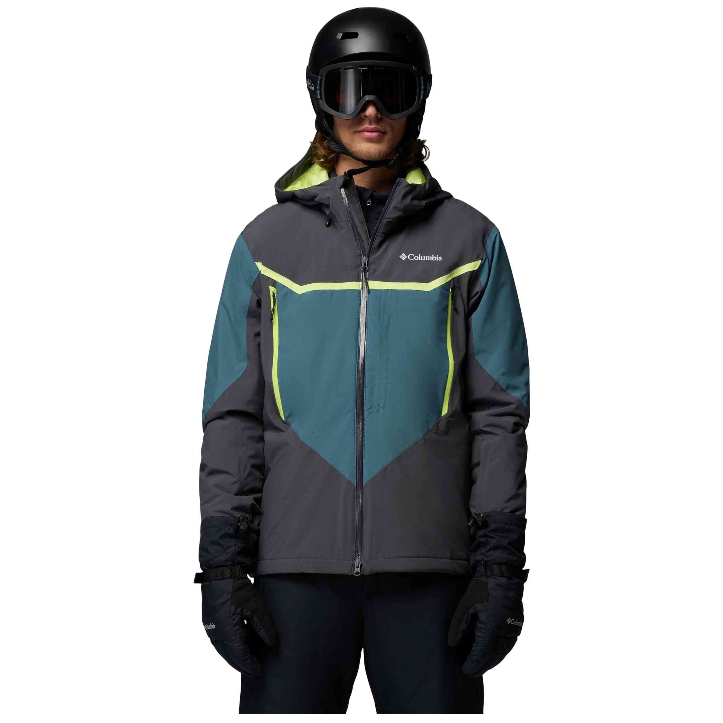 Chaqueta Columbia modelo Chaqueta con capucha Columbia Liftline gris oscuro azul para Hombre en color Gris
