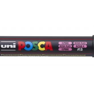 Posca pc-5m marcador de pintura - punta de bala 1.8-2.5mm - base al agua - resistente a la luz - color rosa (6 uds)