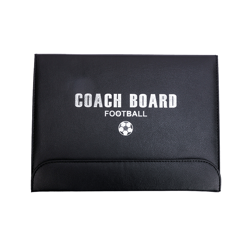 Om Home Tablero De Tácticas De Fútbol Plegable De 3 Dobletes En Cuero Con Bolígrafo Magnético Tablero De Enseñanza Plegable Para Entrenadores