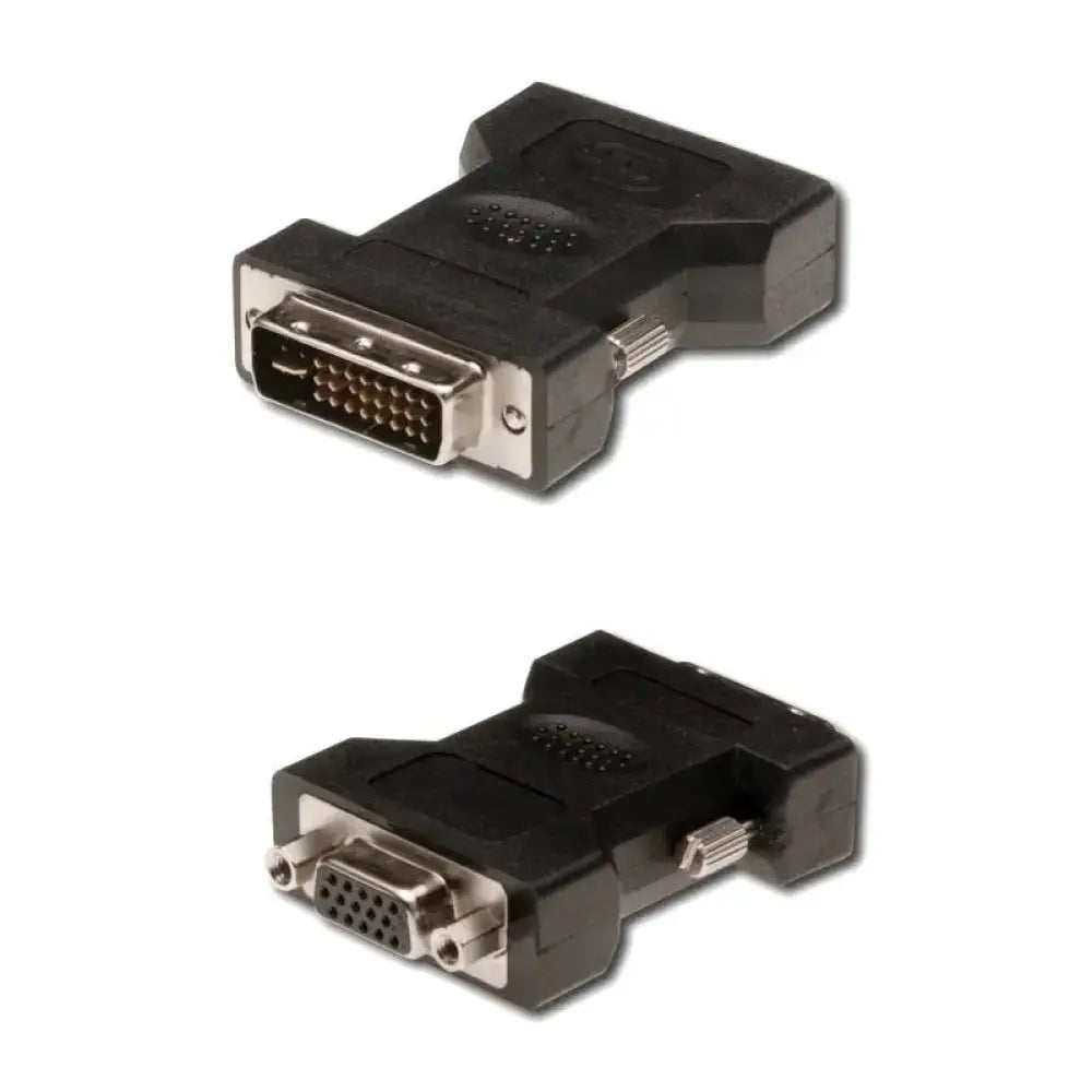 Ewent - Adaptador DVI-I 24+5 macho a VGA-F EC1250 con blindaje de lámina interna para conexión fiable diaria