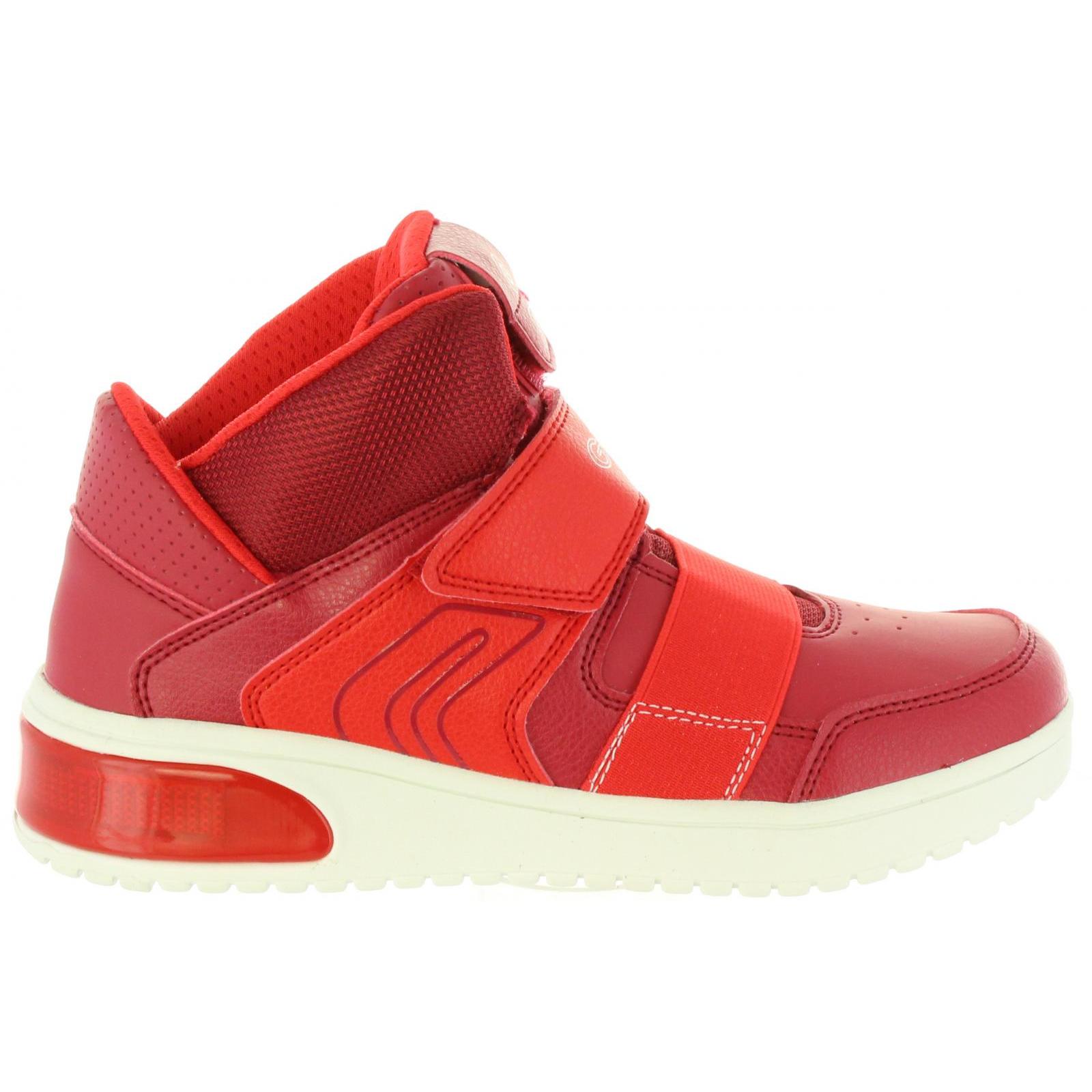 GEOX J847QA 05411 J XLED C7000 RED Girl and Child Ankle Boots
