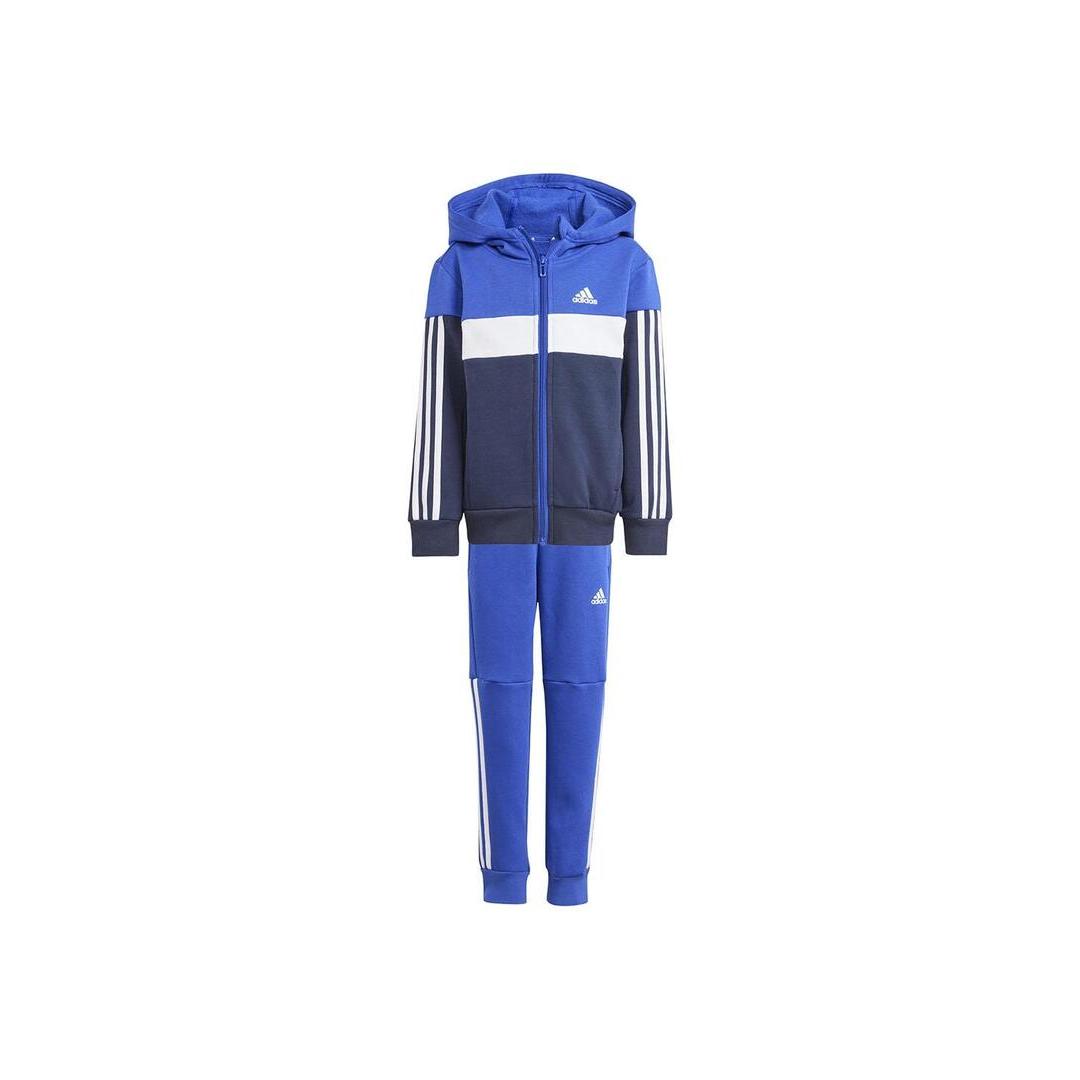 Chandál Niñ@ Adidas 3S Azul/Blanco/Negro