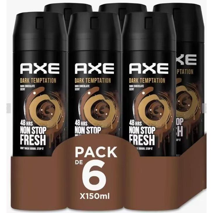 Desodorante Hombre MARINE Spray 48h Pack 6x150ml - Desodorante Hombre ICE CHILL Spray 48h Pack 6x150ml -Desodorante para Hombre Bodyspray Dark Temptation Spray 48h Pack 6x150ml