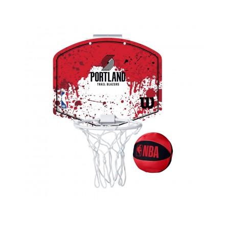 SET MINICANASTA WILSON NBA TEAM MINI HOOP BLAZERS WILSON