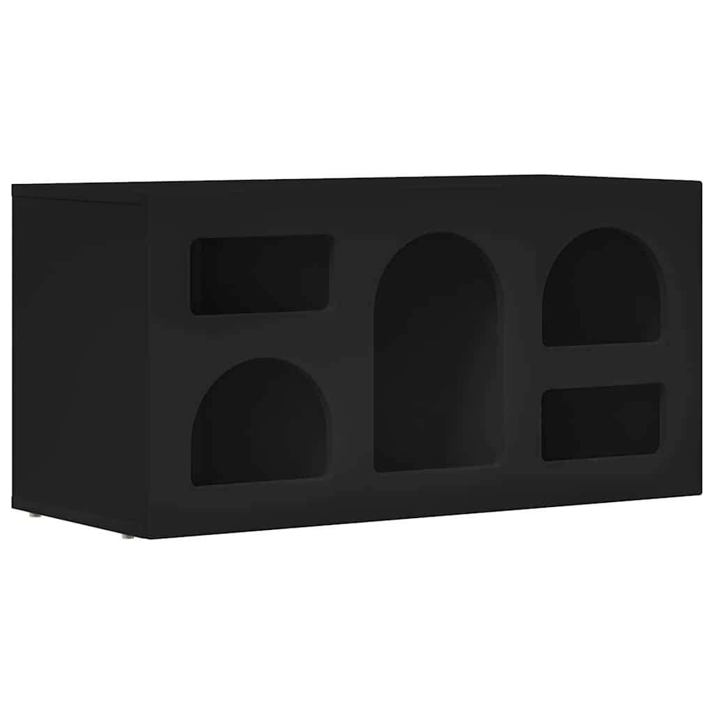 vidaXL Mueble de TV ELST 80 x 35 x 40 cm Madera de ingeniería Multicolor