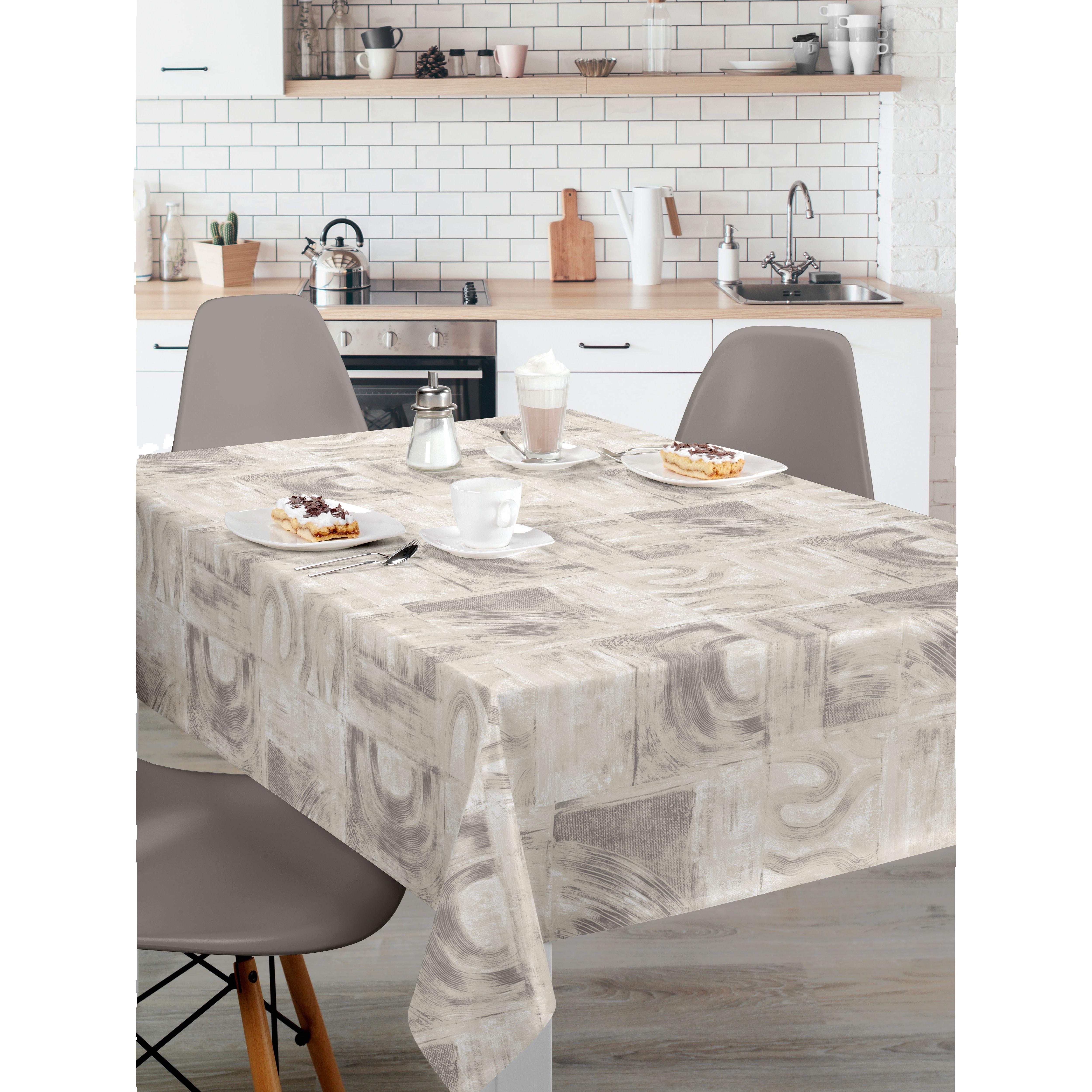Mantel HuleHule Tex - Estampado Diseño Innovador Impermeable Resistente a Manchas Reutilizable PVC - CANVAS