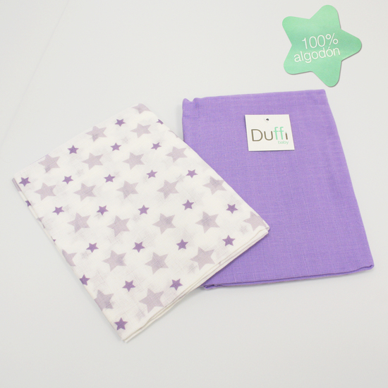 DUFFI BABY  MANTAS LIVIANAS 90X75 CM (2 PIEZAS) 100% ALG - Manta Tejido Suave Antialérgico  Para Bebés - Manta Diseños Encantadores  Para Bebé - Manta Lavable y Duradera  Para Bebés - Manta Especialmente Diseñado Para Uso Bebés - Manta Para Bebé.