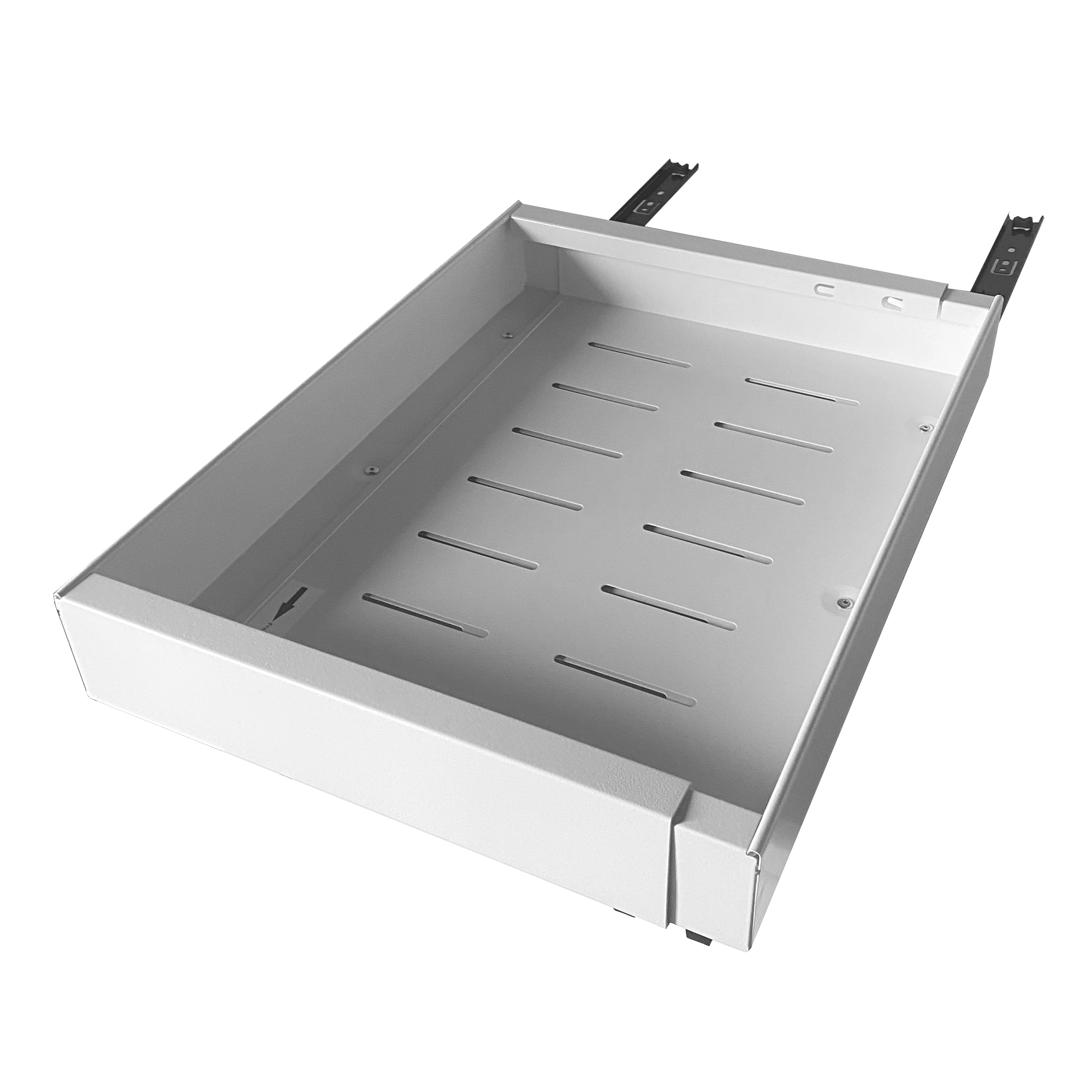Organizador Metálico Extensible Bajo Fregadero – Estante Ajustable con Guías Deslizantes de 32 a 52 cm – Blanco o Negro – Nyana Home
