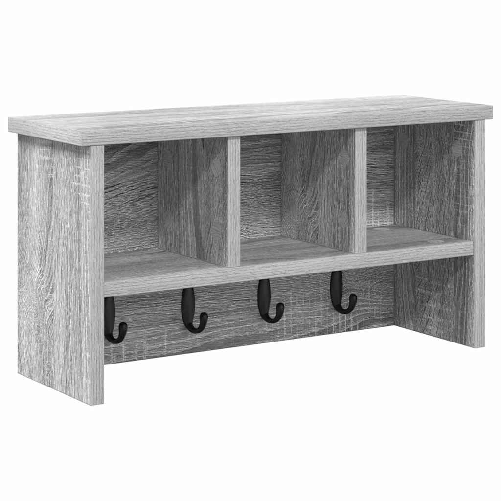 vidaXL Perchero de pared Montada en la pared 50 x 16 x 26 cm Multicolor