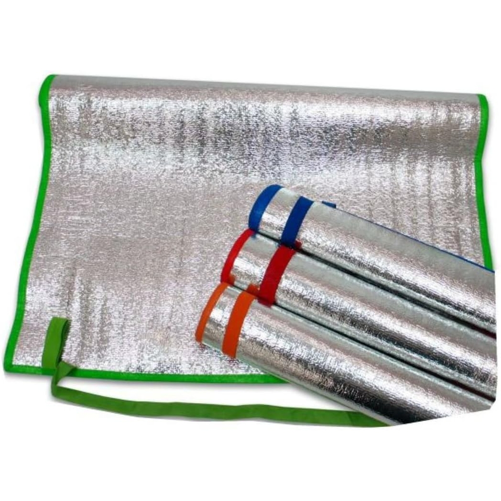 PLUSHOME Esterilla Epe 70x170Cm Bandolera ,Esterilla Aislante-Impermeable, Plateado,Ideal Para Playa ,Camping Piscina ,Y Jardin. Color Surtidos