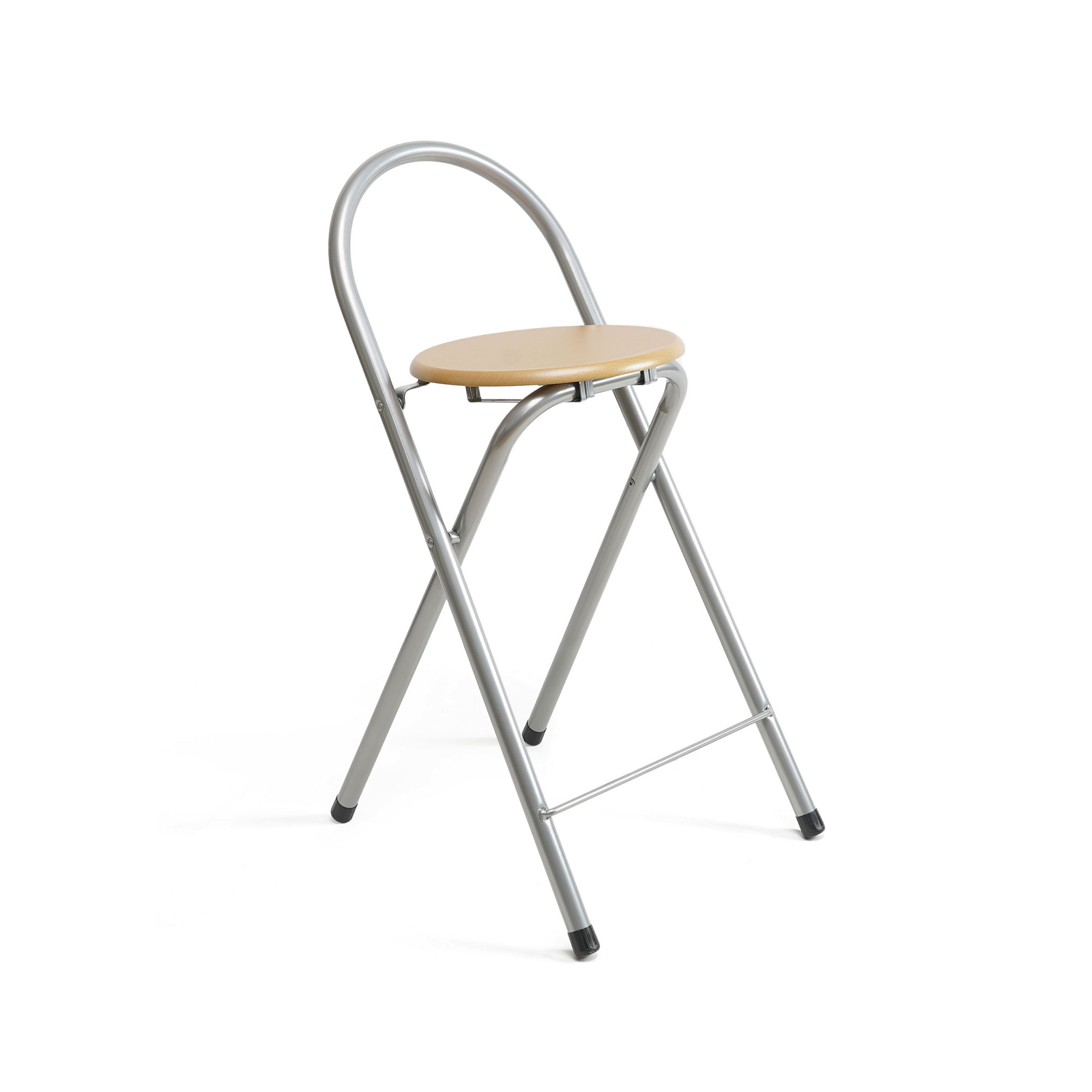 The Secret Home - Pack de 1, 2, 4 y 6  Taburetes Plegables de Madera y Metal - Alto. 80 cm x Largo. 40 cm - 3 Modelos