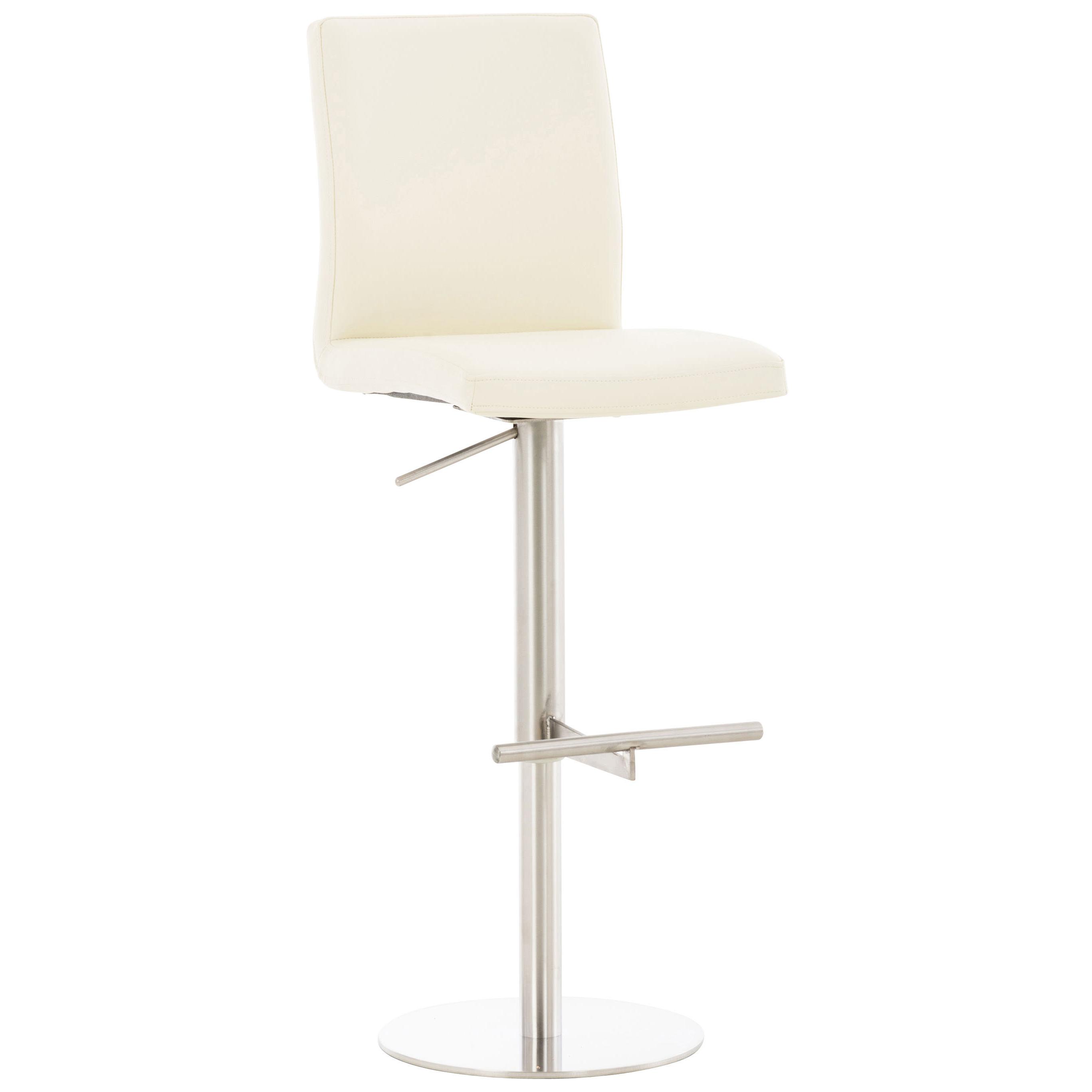 Barhocker Cadiz Kunstleder edelstahl