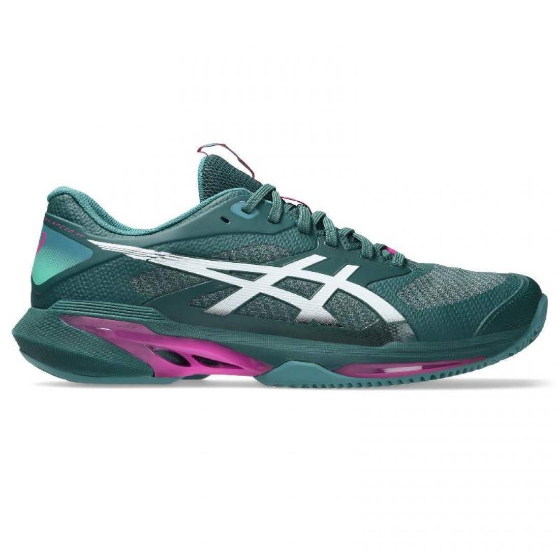 Zapatillas de Padel Asics Solution Speed FF 4 Clay Azul Oscuro Blanco